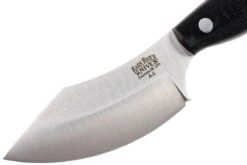 Bark River JX6 Companion A2, Black Canvas Micarta, Brown Sheath -Victorinox Boutique BRK10 112BRKC 03 bark river brk10 112brkc 03