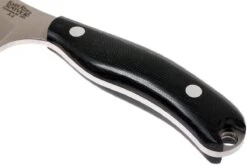 Bark River JX6 Companion A2, Black Canvas Micarta, Brown Sheath -Victorinox Boutique BRK10 112BRKC 04 bark river brk10 112brkc 04