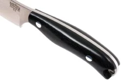 Bark River JX6 Companion A2, Black Canvas Micarta, Brown Sheath -Victorinox Boutique BRK10 112BRKC 05 bark river brk10 112brkc 05