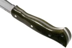 Bark River JX5 Vengeful 1 CPM 3V Green Canvas Micarta Machette Coupe-coupe -Victorinox Boutique BRK10 123GCM 04 bark river knives