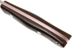 Bark River Kalahari Hunter A2, Green Canvas Micarta, Red Liners, Brown Sheath -Victorinox Boutique BRK12 112GNCRL 05 bark river brk12 112gncrl 05
