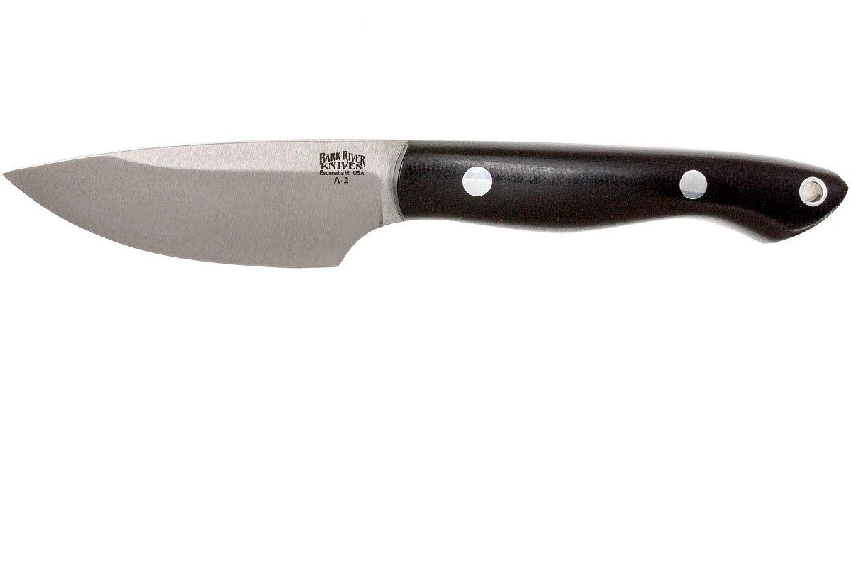 Bark River Kalahari Bushman A2, Black Canvas Micarta, Brown Sheath 3 Bark River Kalahari Bushman A2, Black Canvas Micarta, Brown Sheath