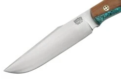 Bark River Ultra Lite Field Knife CPM 3V Gunmetal Texas Fence Post Mosaic Pins, Couteau De Bushcraft -Victorinox Boutique BRK14 121GTFPMP 03 barkriver