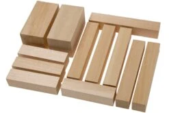 BeaverCraft Wood Carving Blocks BW12, Set De 12 Blocs De Bois Pour Sculpture