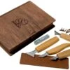 BeaverCraft Geometric Wood Carving Set S05 Book Kit De Sculpture Sur Bois Avec Boîte De Rangement Livre -Victorinox Boutique BVS05BOOK 01 beavercraft
