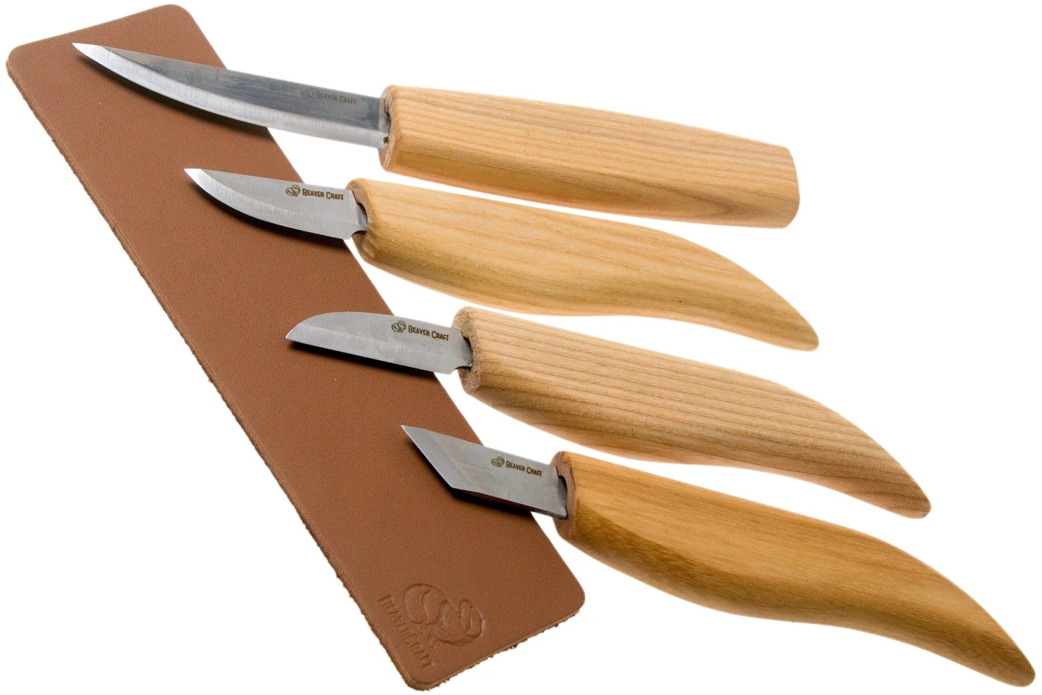 BeaverCraft Basic Set Of 4 Knives S07 Book Kit De Sculpture Sur Bois Avec Boîte De Rangement Livre En Bois 4 BeaverCraft Basic Set Of 4 Knives S07 Book Kit De Sculpture Sur Bois Avec Boîte De Rangement Livre En Bois – Image 2