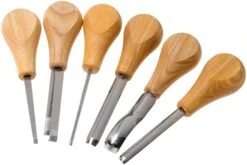 BeaverCraft Palm Chisel Wood Carving Set SC05, Set à Sculpter Le Bois -Victorinox Boutique BVSC05 02 beavercraft