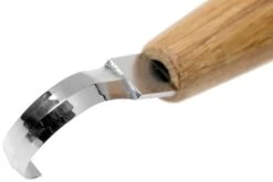 BeaverCraft Spoon Carving Knife Deep Cut Bevels SK5S, Double Edge, Couteau Croche Avec étui -Victorinox Boutique BVSK5S 03 beavercraft