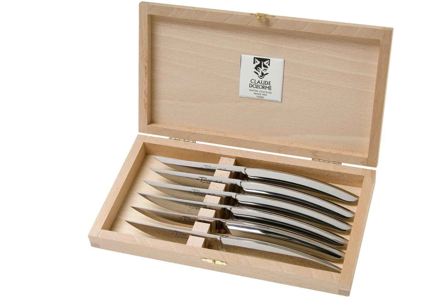 Claude Dozorme Le Thiers Coffret De Couteaux à Steak, 6 Pièces, Inox 8 Claude Dozorme Le Thiers Coffret De Couteaux à Steak, 6 Pièces, Inox – Image 6