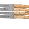 Claude Dozorme Le Thiers Coffret De Couteaux à Steak, 4 Pièces, Bouleau Noir