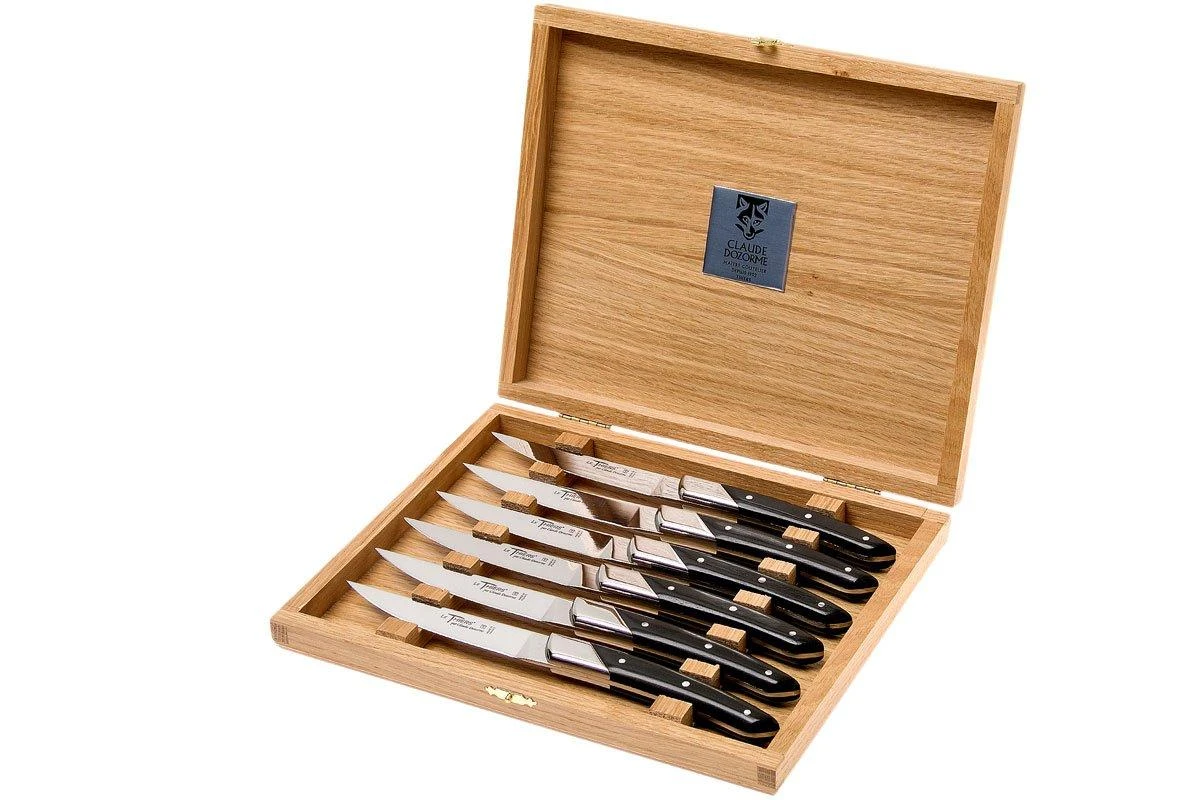Claude Dozorme Le Thiers Coffret De Couteaux à Steak 6 Pièces, Ébène 3 Claude Dozorme Le Thiers Coffret De Couteaux à Steak 6 Pièces, Ébène