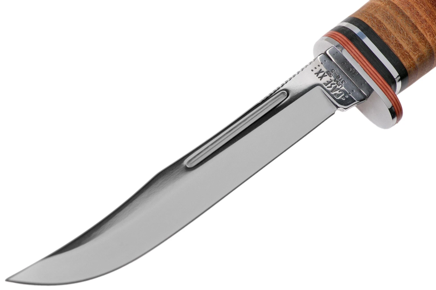 Case Knives Leather 5” Utility Hunter 316-5 SS 00381 Couteau De Chasse 5 Case Knives Leather 5” Utility Hunter 316-5 SS 00381 Couteau De Chasse – Image 3