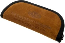 Case HT Trapper, Brown Bone, 154CM, Peach Seed Jig, 10774, TB622021 Couteau De Poche, Tony Bose Design -Victorinox Boutique CE10774 05 case