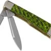 Case Gunstock Green & Black Carbon Fibre-G10 Weave Smooth, 50715, 102130 SS Couteau De Poche -Victorinox Boutique CE50715 01 case