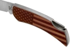 Case X Woodchuck Executive Lockback Brushed Stainless, Flag, 64324, M1300L SS Couteau De Poche -Victorinox Boutique CE64324 06 case knives