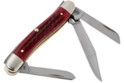 Case Medium Stockman Pocket Worn Old Red Bone, 00786, 6318 SS Couteau Poche -Victorinox Boutique CE786 02 case ce786 02