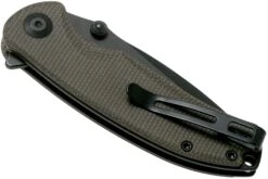 Civivi Pintail C2020C Black, Dark Green Micarta Couteau De Poche -Victorinox Boutique CIC2020C 04 civivi