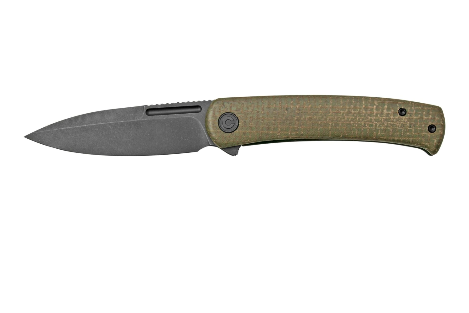 Civivi Cetos C21025B-3 Green Micarta Coarse, Couteau De Poche 3 Civivi Cetos C21025B-3 Green Micarta Coarse, Couteau De Poche