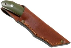 Casström Safari Olive G10 Couteau De Chasse 10607 Leather Sheath, Alan Wood Design -Victorinox Boutique CM10607 06 casstrom