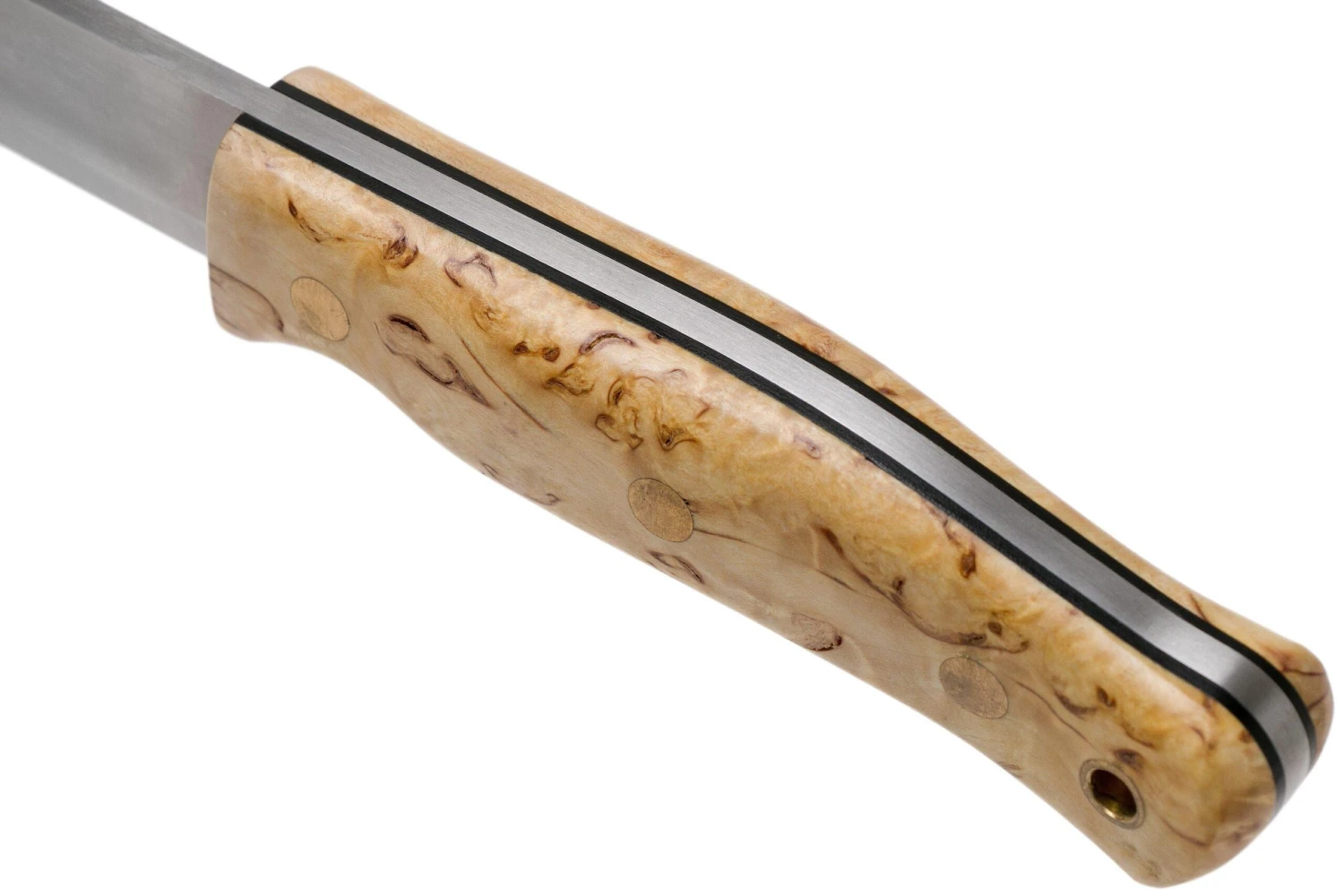 Casström No. 10 Swedish Forest Knife Curly Birch, Sleipner Scandi Grind 13104 7 Casström No. 10 Swedish Forest Knife Curly Birch, Sleipner Scandi Grind 13104 – Image 5