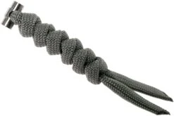 Chris Reeve Large Sebenza/Umnumzaan Lanyard Charcoal/silver COM-7106