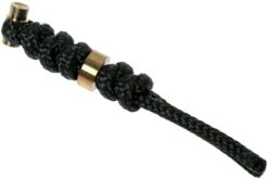 Chris Reeve Large Sebenza/Umnumzaan Lanyard With Bead Black/gold COM-7084