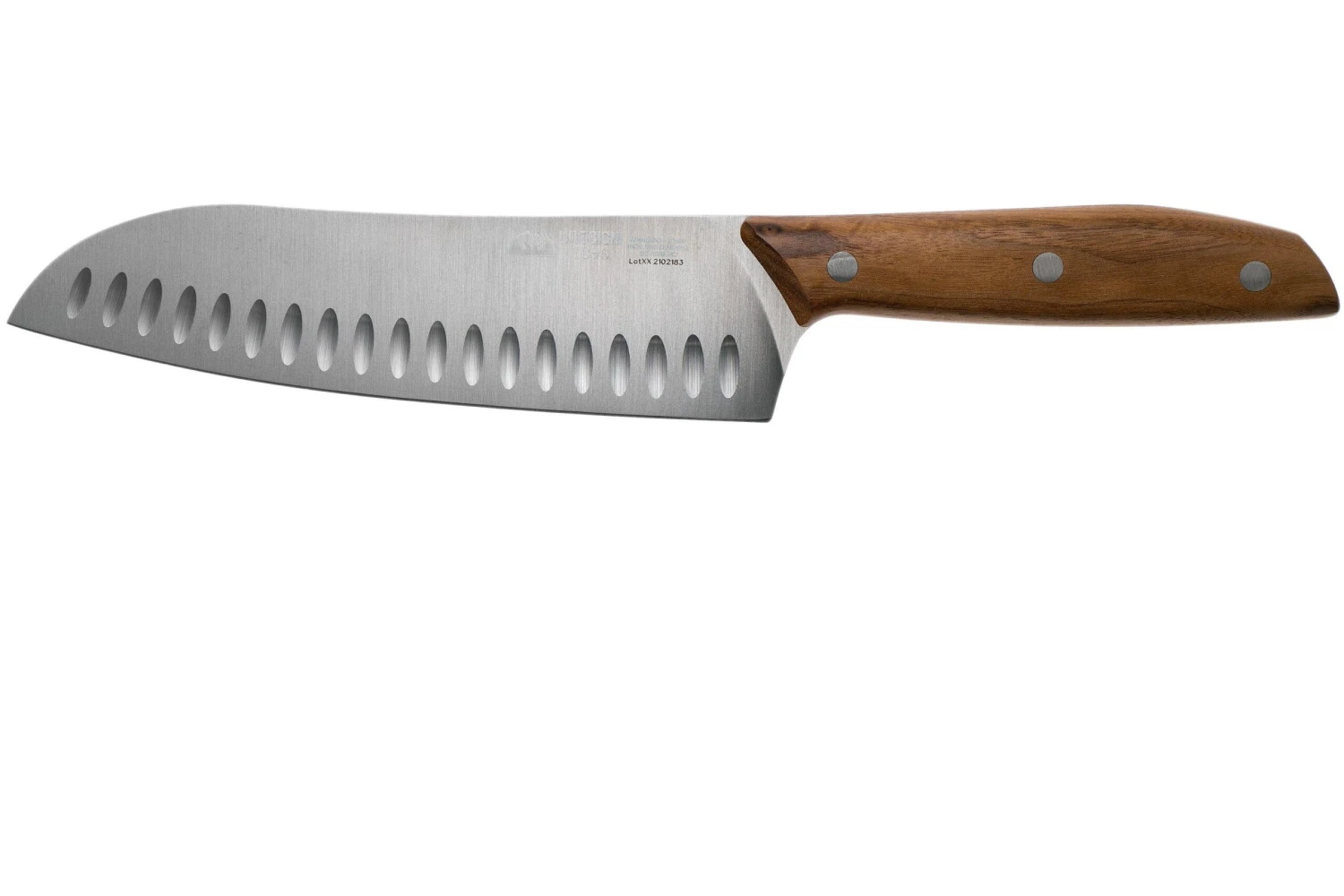 Due Cigni 1896, 2C1005NO Santoku 18 Cm, Bois De Noyer 3 Due Cigni 1896, 2C1005NO Santoku 18 Cm, Bois De Noyer