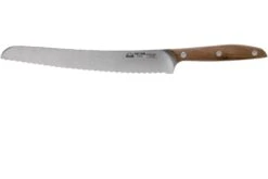 Due Cigni 1896, 2C1011NO Couteau à Pain 20 Cm, Bois De Noyer