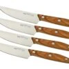 Due Cigni 1896 America DG2C1019OLSET4, Set De 4 Couteaux à Steak, Bois D'olivier -Victorinox Boutique DG2C1019OLSET4 01 duecigni