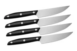 Due Cigni 1896 America 2C1019SET4, Set De 4 Couteaux à Steak, Noir -Victorinox Boutique DG2C1019SET4 02 duecigni