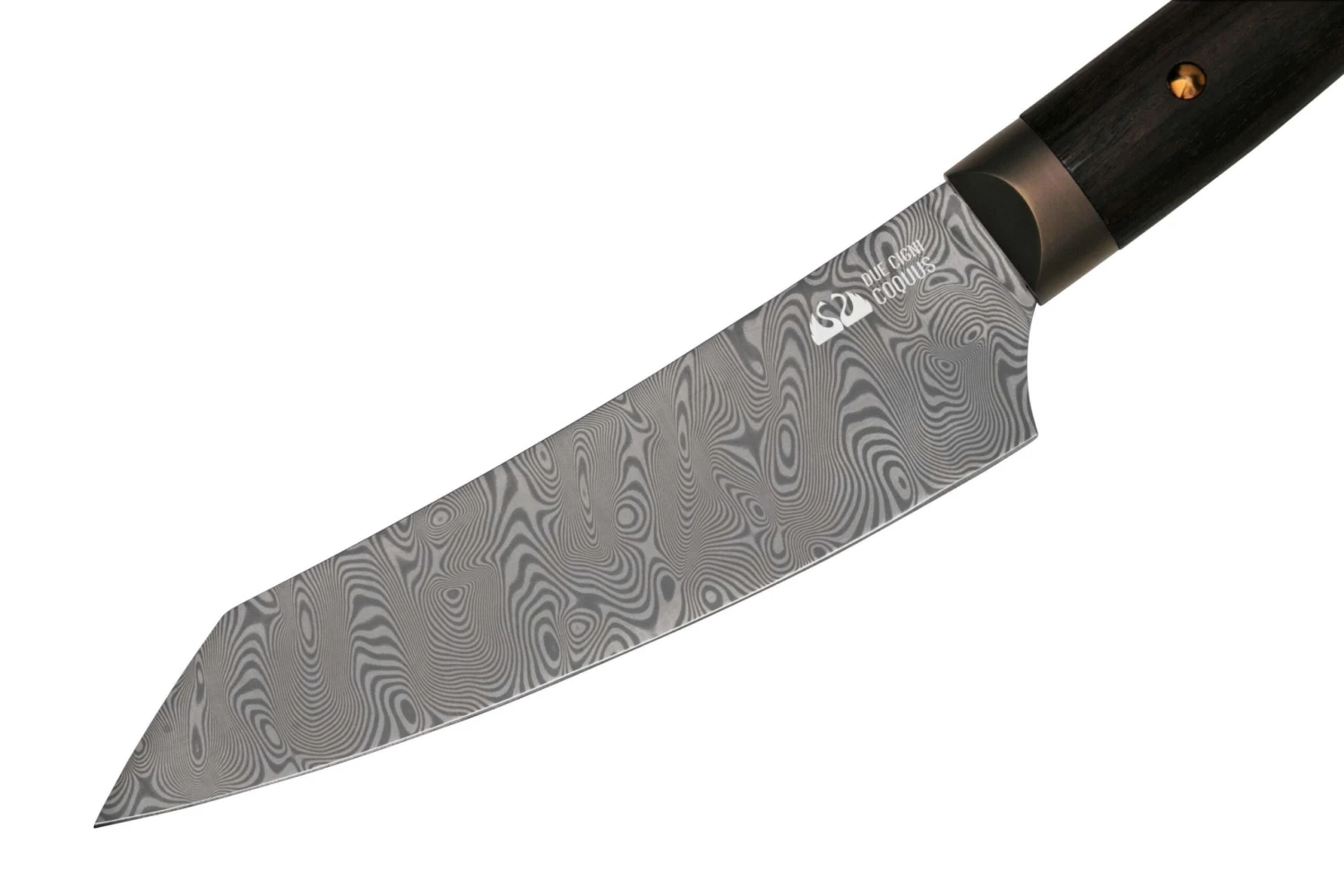 Due Cigni Coquus Balbach Damascus 2C2102DGD Kengata 18cm 5 Due Cigni Coquus Balbach Damascus 2C2102DGD Kengata 18cm – Image 3
