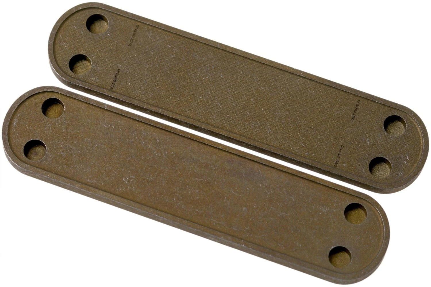 Daily Customs 58.2 Golfball Pattern, Rusty Titanium P10009497 Plaquettes Pour Victorinox 4 Daily Customs 58.2 Golfball Pattern, Rusty Titanium P10009497 Plaquettes Pour Victorinox – Image 2