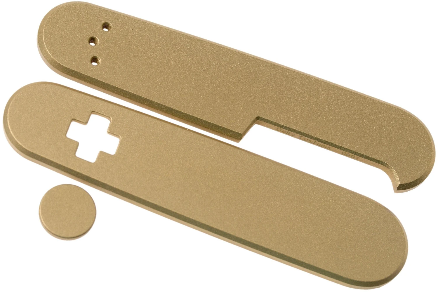 Daily Customs 91.3 Plain, Brass P10012424 Plaquettes Pour Victorinox 3 Daily Customs 91.3 Plain, Brass P10012424 Plaquettes Pour Victorinox