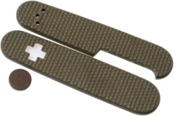 Daily Customs 91.3 Golfball BS Pattern, Rusty Titanium P10012443 Plaquettes Pour Victorinox