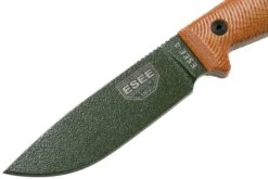 ESEE Model 4 OD Green Blade 3D Natural Canvas Micarta Couteau De Survie 4POD-011 étui Noir + Clip De Poche -Victorinox Boutique EE 4POD 011 03 esee knives