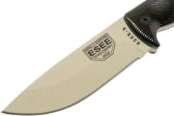 ESEE Model 5 Desert Tan Blade 3D Blood-Black G10 Couteau De Survie 5PDT-004 étui Kydex + Clip Plat -Victorinox Boutique EE 5PDT 004 03 esee knives