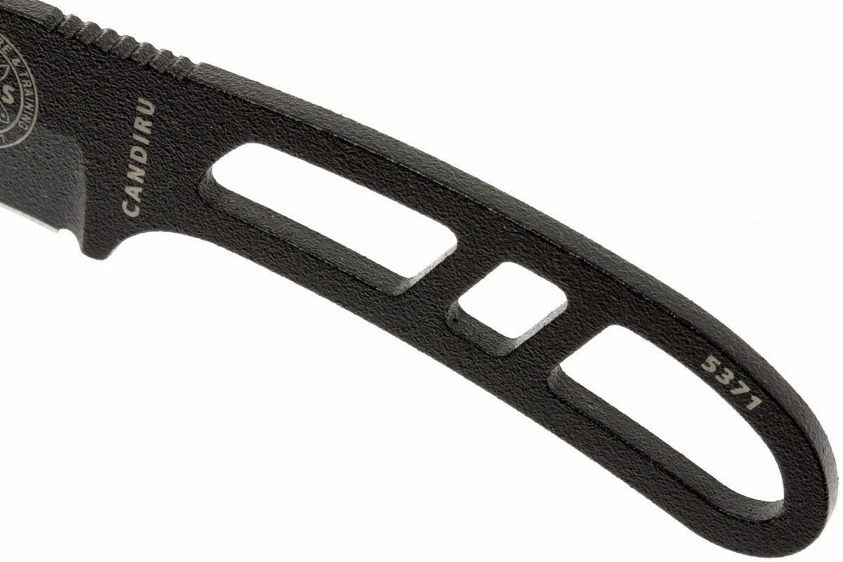 ESEE Candiru Black CAN-B Couteau De Cou Avec étui Noir + Clip Ceinture 6 ESEE Candiru Black CAN-B Couteau De Cou Avec étui Noir + Clip Ceinture – Image 4