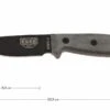 ESEE Model 3 Black Blade, Grey Handle 3P-MB-B Avec étui + Clip Et MOLLE-back -Victorinox Boutique EE ESEE 3P MB B 01 esee knives model 3 ee esee 3p mb b d1