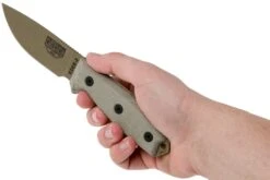 ESEE Model 3 Dark Earth Blade, Grey Handle 3P-MB-DE Avec étui + Clip Et MOLLE-back -Victorinox Boutique EE ESEE 3P MB DE 06 esee knives