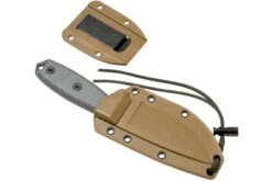 ESEE Model 3 Serrated, Grey Handle 3S Avec étui + Clip -Victorinox Boutique EE ESEE 3S 08 esee knives