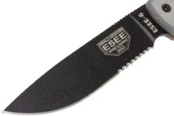 ESEE Model 6 Serrated 6S Couteau De Survie Avec étui Brun + Clip Ceinture -Victorinox Boutique EE ESEE 6S 03 esee knives ee esee 6s 03