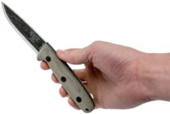 ESEE RB3 Bolieu Camp-Lore, Scandi Grind, étui En Cuir, Reuben Bolieu Design -Victorinox Boutique EE ESEE RB3 06 esee v2018 ee esee rb3 06