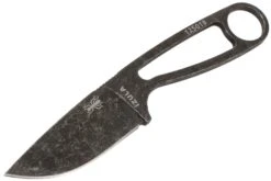 ESEE Izula Black Oxide IZULA-BBO Couteau De Cou Avec étui Noir + Clip De Ceinture -Victorinox Boutique EE IZULA BBO 03 esee knives
