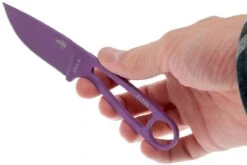 ESEE Izula Purple IZULA-PURP Couteau De Cou Avec étui Blanc + Clip Ceinture -Victorinox Boutique EE IZULA PURP 03 esee knives ee izula purp 03