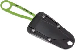 ESEE Izula Venom Green IZULA-VG Couteau De Cou Avec étui Noir + Clip Ceinture -Victorinox Boutique EE IZULA VG 02 esee knives ee izula vg 02