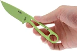 ESEE Izula Venom Green IZULA-VG Couteau De Cou Avec étui Noir + Clip Ceinture -Victorinox Boutique EE IZULA VG 03 esee knives ee izula vg 03