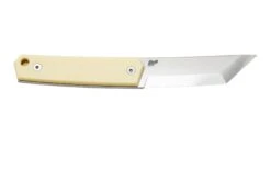 Brisa Kwaiken 90, M390 Scandi Tanto, Ivory Micarta, Couteau Fixe -Victorinox Boutique ENZ 332 02 brisa