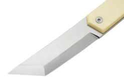 Brisa Kwaiken 90, M390 Scandi Tanto, Ivory Micarta, Couteau Fixe -Victorinox Boutique ENZ 332 03 brisa