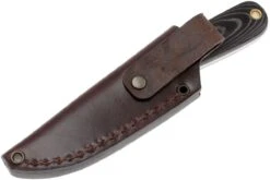 Brisa Necker 70, Noir Micarta, étui En Cuir 9806 -Victorinox Boutique ENZ 9806 08 enzo necker 70 enz 9806 08