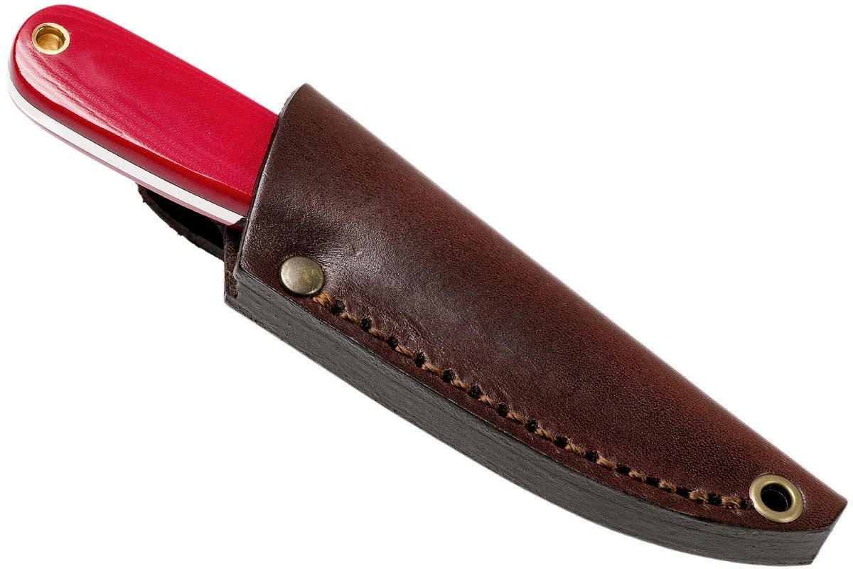 Brisa Necker 70 Alice, Red Micarta, Leather Sheath 9819 9 Brisa Necker 70 Alice, Red Micarta, Leather Sheath 9819 – Image 7